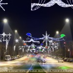 Iluminatul festiv din Drobeta Turnu Severin, în plină desfășurare